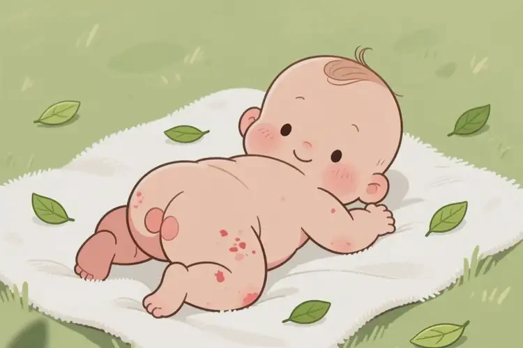 嬰兒屁股偶爾長濕疹不管它會自己好嗎(圖3)