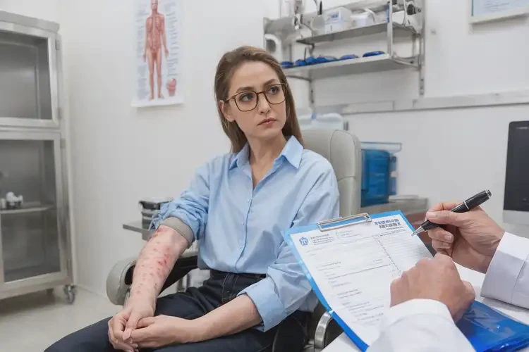 女性小腿上起濕疹可不可以徹底自愈(圖2)