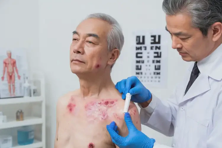 老人脖子容易長(zhǎng)濕疹能靠自己自愈嗎(圖2)