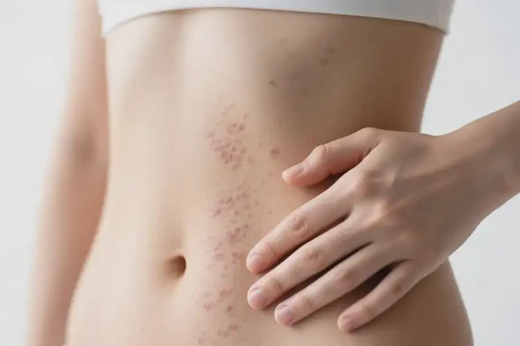 女性肚子上容易起湿疹能彻底自愈吗(图4)