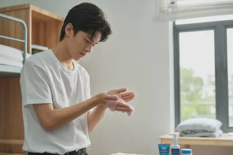 大學(xué)生手臂上偶爾起濕疹能夠徹底治愈嗎(圖2)