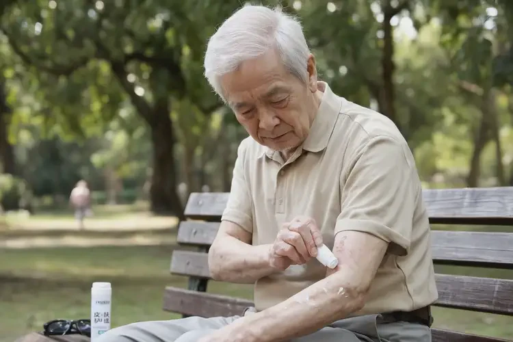 老人四肢容易長濕疹不管它會自己痊愈嗎(圖1)