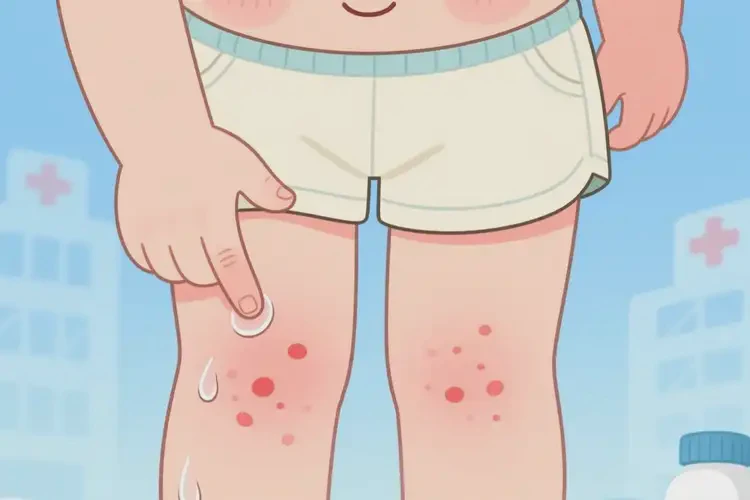 孩子小腿出濕疹不管它會(huì)自己痊愈嗎(圖4)