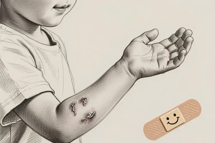 小学生手臂上经常长湿疹能彻底自愈吗(图1)