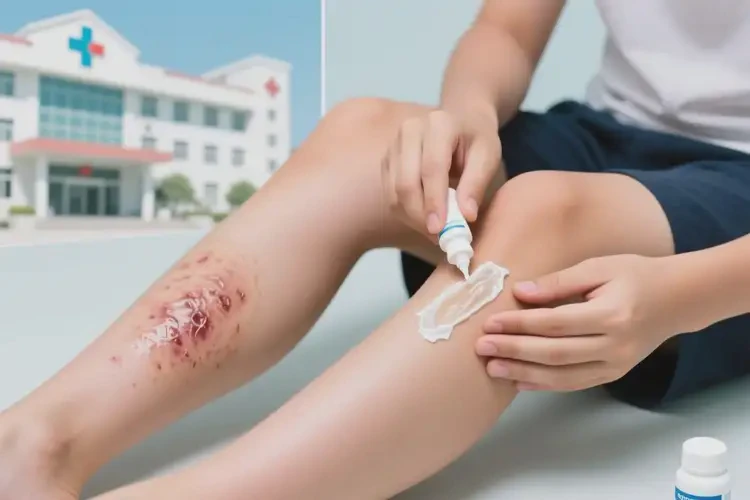 青少年小腿長(zhǎng)濕疹能夠徹底治愈嗎(圖1)