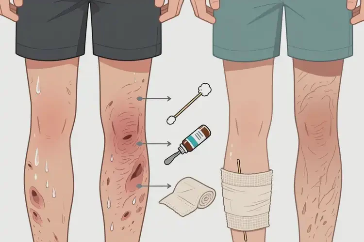 男生大腿偶爾起濕疹能夠徹底治愈嗎(圖2)