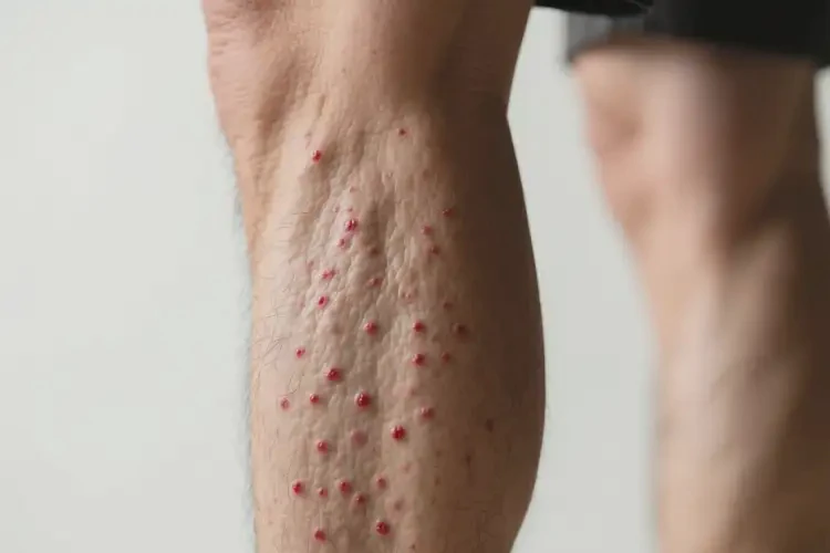 男人小腿出現(xiàn)濕疹能徹底自愈嗎(圖3)