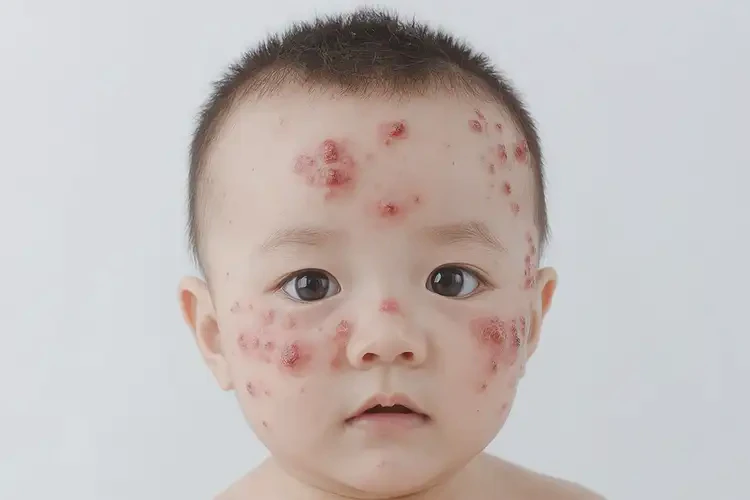 嬰兒臉上起濕疹可以徹底自愈嗎(圖4)