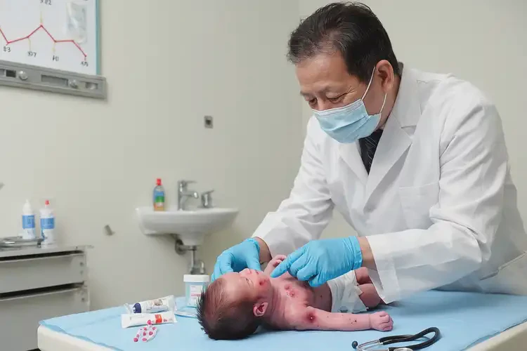 新生儿脖子经常起湿疹能彻底自愈吗(图2)