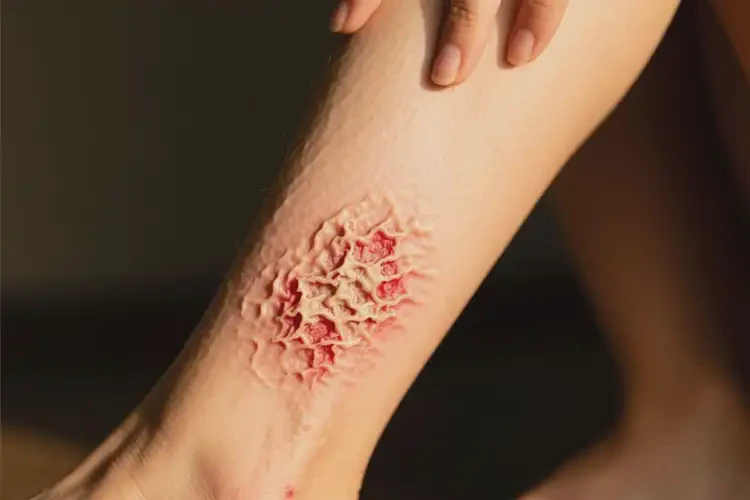 女人小腿上经常起湿疹不管它会自己好吗(图3)