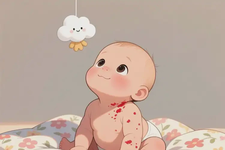 寶寶脖子上偶爾長濕疹能徹底自愈嗎(圖2)