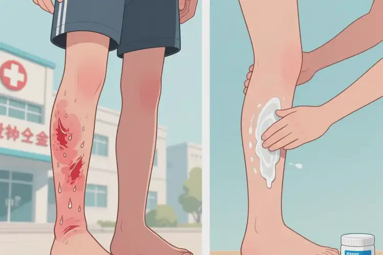 青少年小腿長(zhǎng)濕疹能夠徹底治愈嗎(圖3)