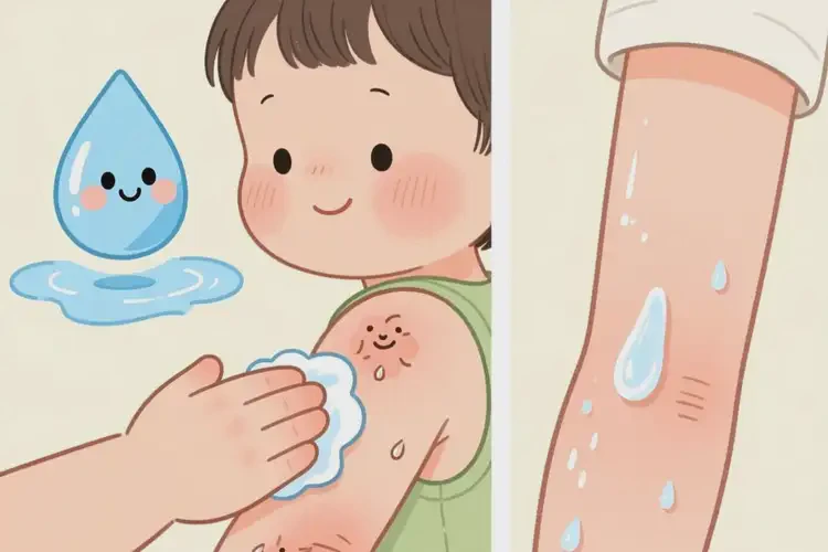 幼兒手臂偶爾長濕疹能夠徹底治愈嗎(圖3)