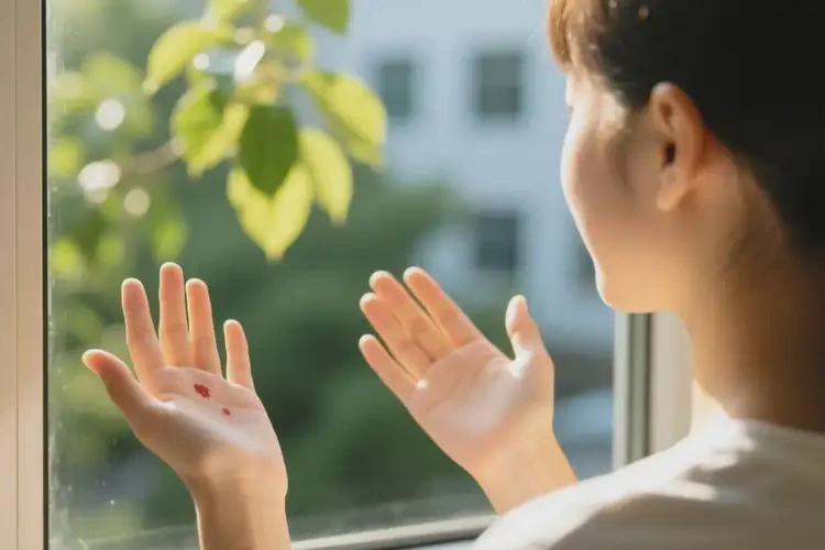 青年人手上偶爾長(zhǎng)濕疹能夠徹底治愈嗎(圖1)