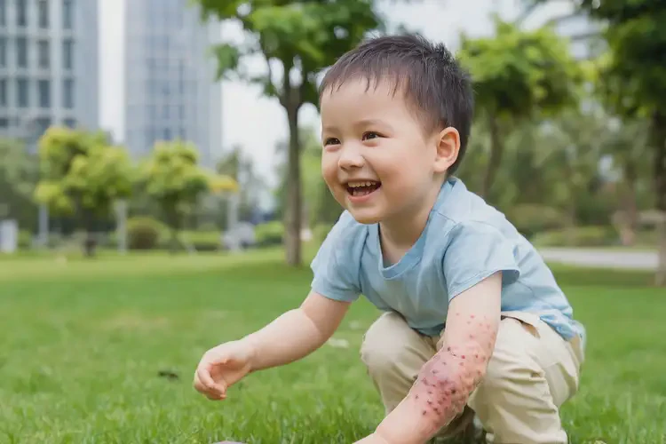 幼兒手臂上偶爾起濕疹能不能徹底自愈(圖1)