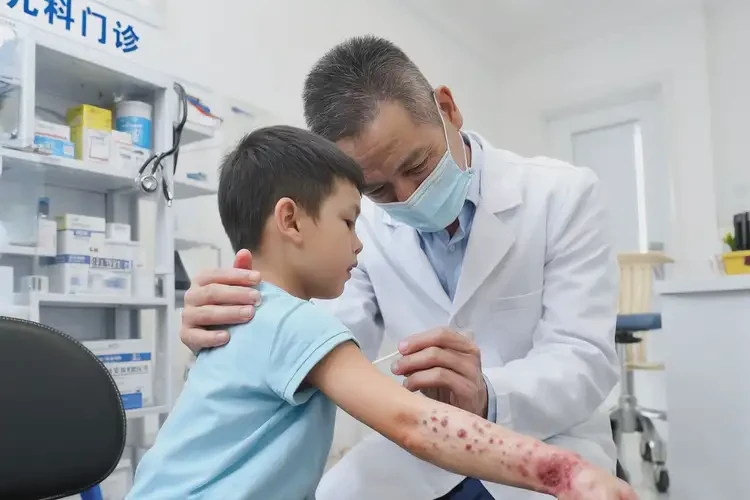 小孩手臂上經(jīng)常起濕疹可以徹底自愈嗎(圖2)