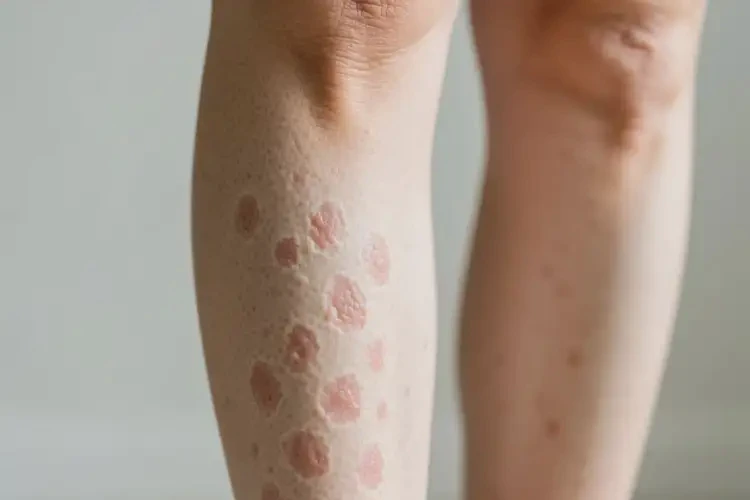 女人小腿偶爾起濕疹不管它會自己自愈嗎(圖3)