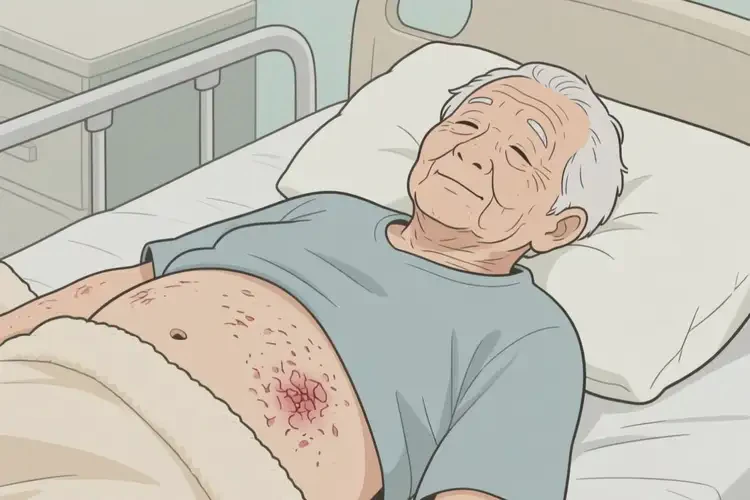 老人肚子上長(zhǎng)濕疹能靠自己自愈嗎(圖1)