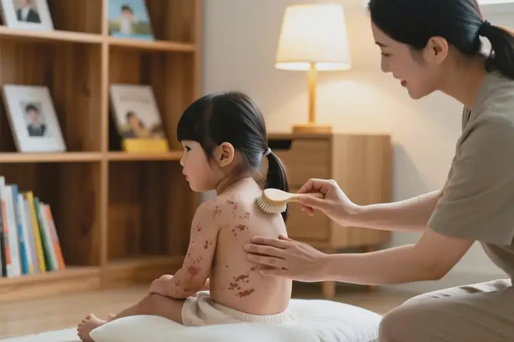 小孩全身容易長(zhǎng)濕疹可以徹底自愈嗎(圖1)