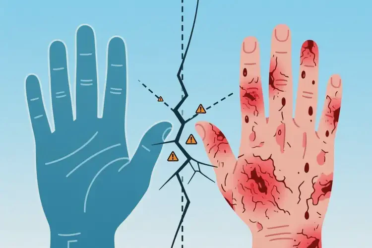 男人手上起濕疹可不可以徹底自愈(圖2)