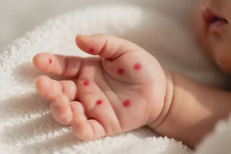 新生兒手上偶爾起濕疹能靠自己自愈嗎(圖2)
