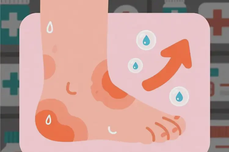 少兒腳上起濕疹能夠徹底治愈嗎(圖2)