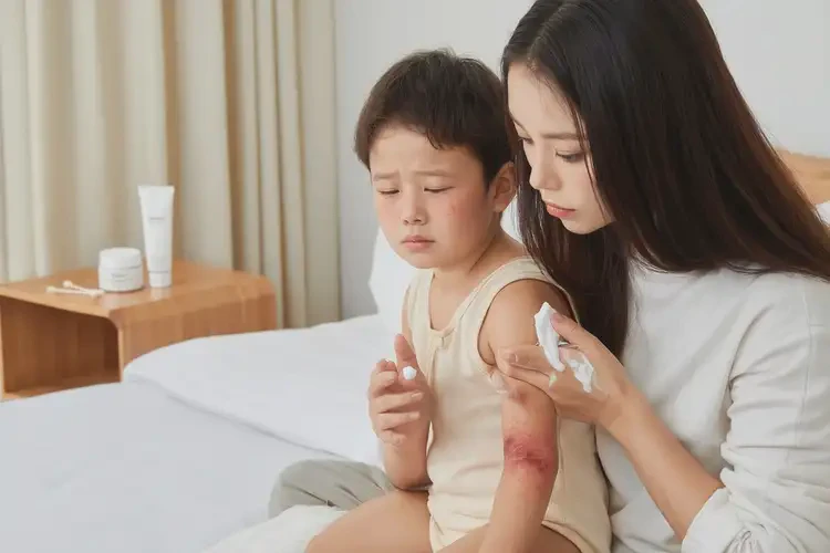 小儿身上有湿疹可以彻底自愈吗(图3)