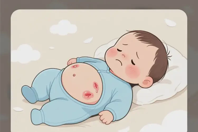 幼兒肚子上長濕疹不管它會自己好嗎(圖4)