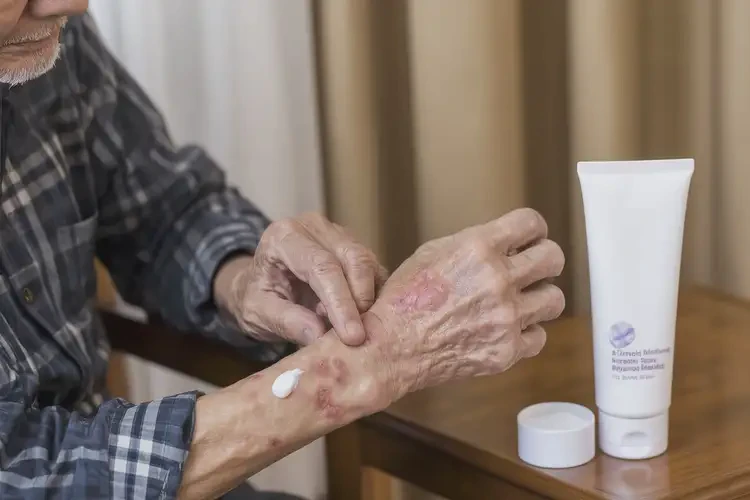 老年人手臂上偶爾起濕疹可不可以徹底自愈(圖3)