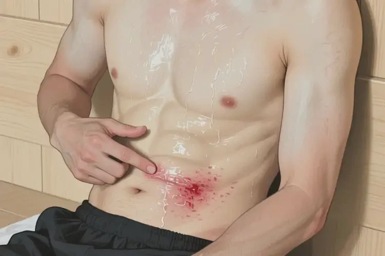 男性肚子長濕疹可以徹底自愈嗎(圖1)