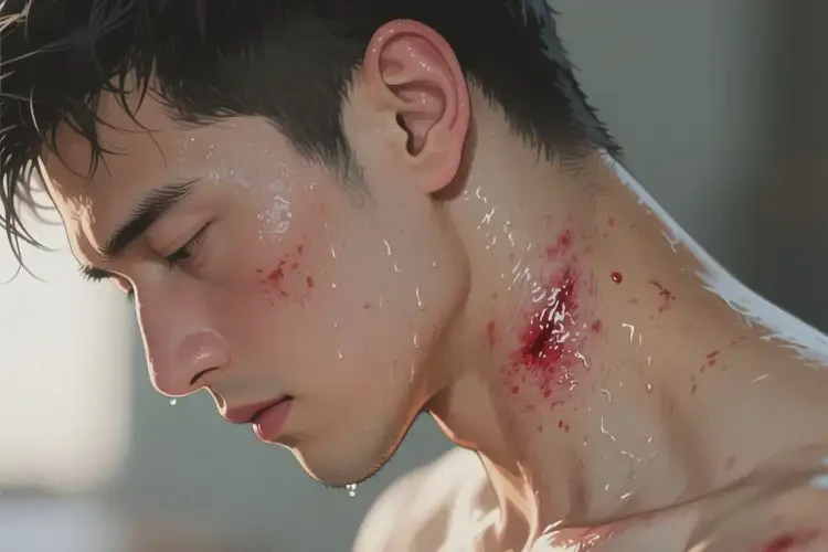 男性脖子上經(jīng)常長濕疹不管它會自己好嗎(圖2)