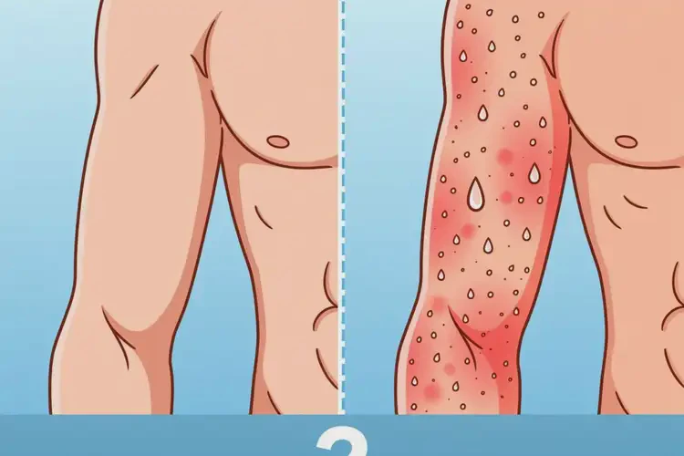 青年人手臂容易長(zhǎng)濕疹不管它會(huì)自己自愈嗎(圖3)