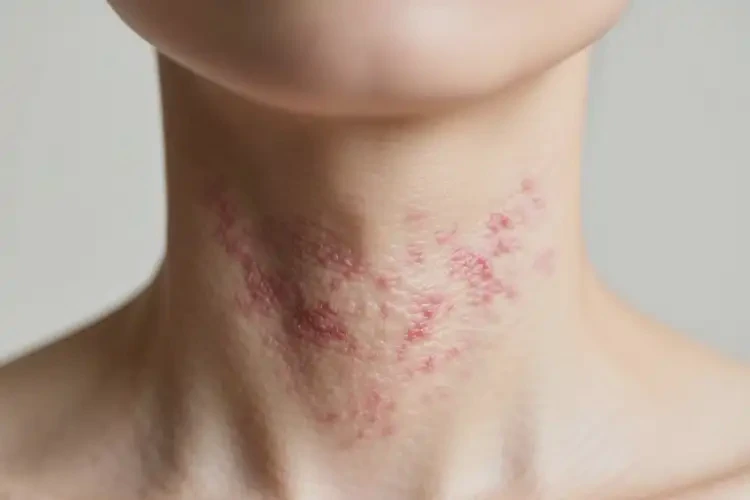 女生脖子經(jīng)常長濕疹可以徹底自愈嗎(圖1)