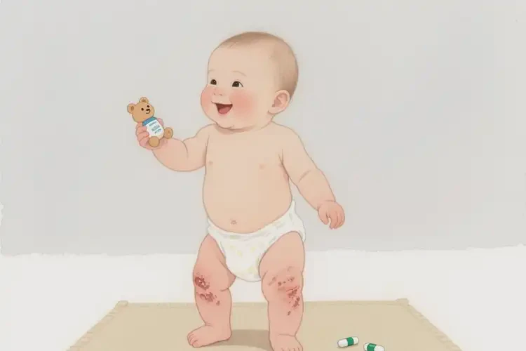 幼兒屁股出濕疹不管它會自己好嗎(圖1)