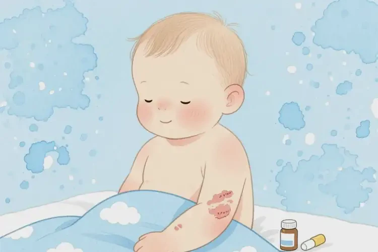 幼兒身上經(jīng)常起濕疹不管它會(huì)自己自愈嗎(圖4)