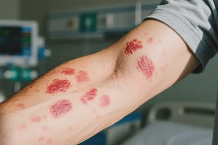 男人手臂容易長濕疹不管它會自己自愈嗎(圖4)