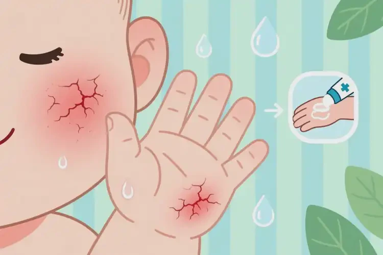 嬰兒身上起濕疹可不可以徹底自愈(圖1)