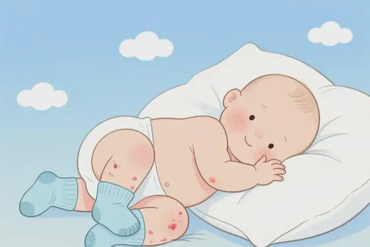 幼兒身上出濕疹不管它會(huì)自己好嗎(圖3)