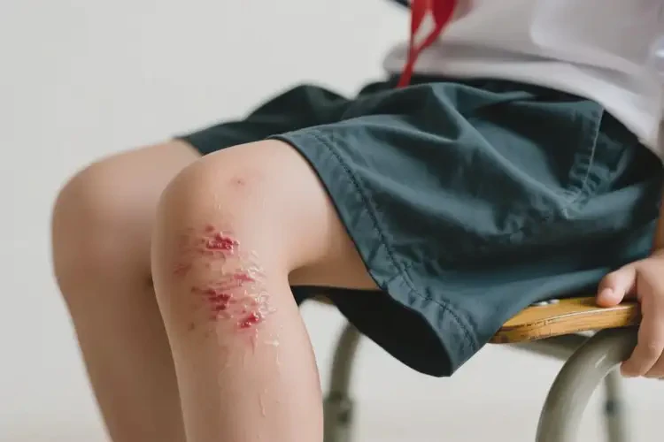 小學生大腿上出現(xiàn)濕疹不管它會自己好嗎(圖3)