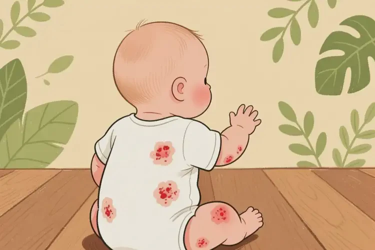 小兒全身出濕疹不管它會(huì)自己痊愈嗎(圖3)