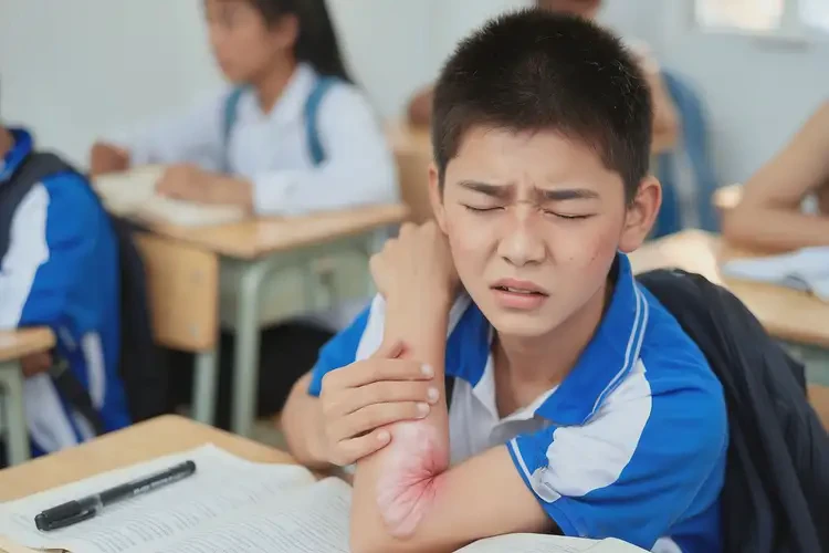 中學(xué)生屁股上偶爾起濕疹不管它會自己痊愈嗎(圖4)