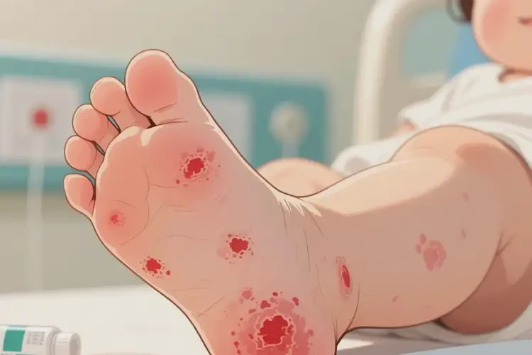 幼兒腳上出濕疹不管它會自己痊愈嗎(圖4)