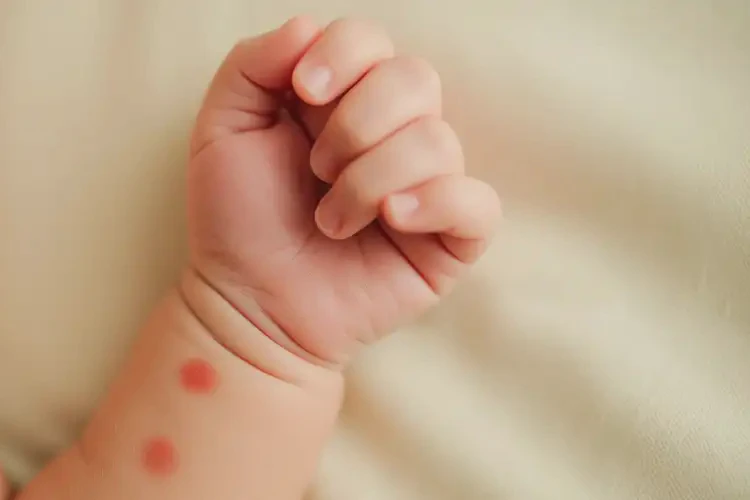 新生兒手臂經(jīng)常起濕疹不管它會(huì)自己自愈嗎(圖4)