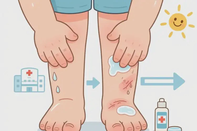 儿童四肢经常长湿疹可以彻底自愈吗(图3)