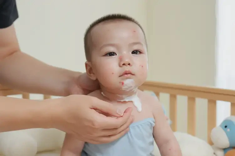 寶寶脖子上偶爾起濕疹能徹底自愈嗎(圖3)