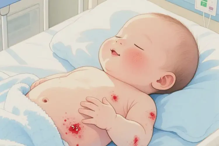 小兒肚子上出濕疹不管它會(huì)自己痊愈嗎(圖4)