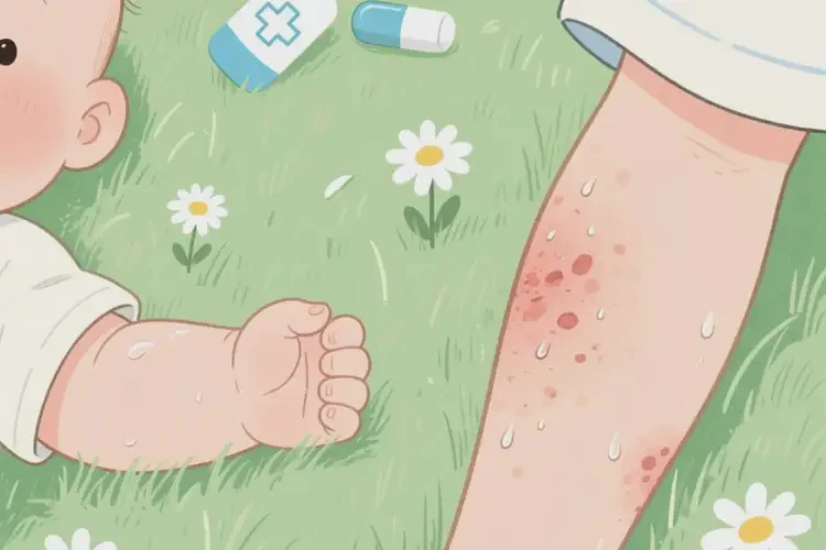 寶寶四肢長濕疹可不可以徹底自愈(圖2)