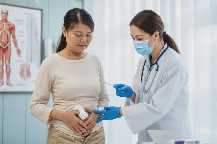 女性肚子上容易起濕疹可不可以徹底自愈(圖1)