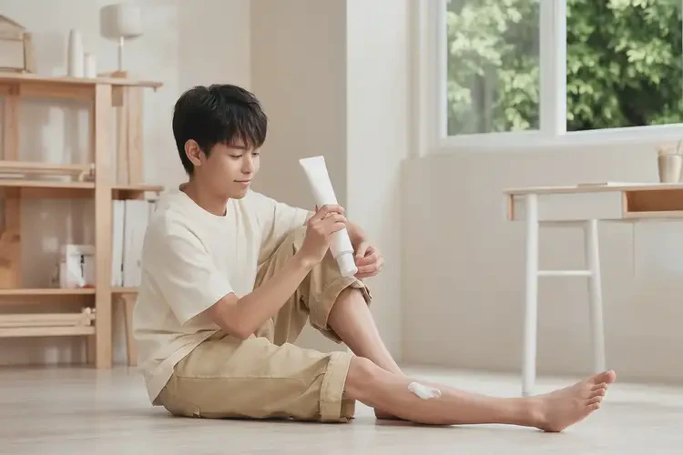 青少年小腿經(jīng)常長濕疹不管它會自己自愈嗎(圖1)