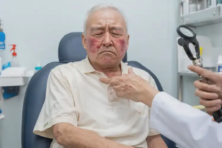 老年人臉上偶爾長濕疹不管它會自己好嗎(圖4)